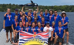 Seven medals for Team BC Rowing