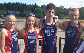 Gold medal for Triathlon in mixed relay