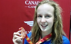 Blue and yellow turns into gold, silver and bronze for Team BC in the pool