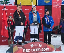 Freestyle skier earns Team BC's first gold at Canada Winter Games