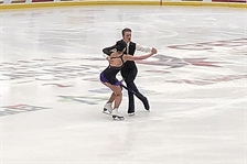 Team BC figure skaters in strong positions 