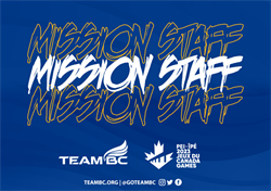 Team BC Mission Staff announced for PEI 2023 Canada Winter Games